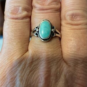Vintage sterling turquoise ring